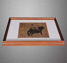 鄂伦春书画装裱配框服务案例